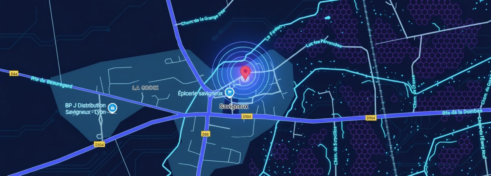 Localisation Astren - 206 Chemin de la Place, Savigneux